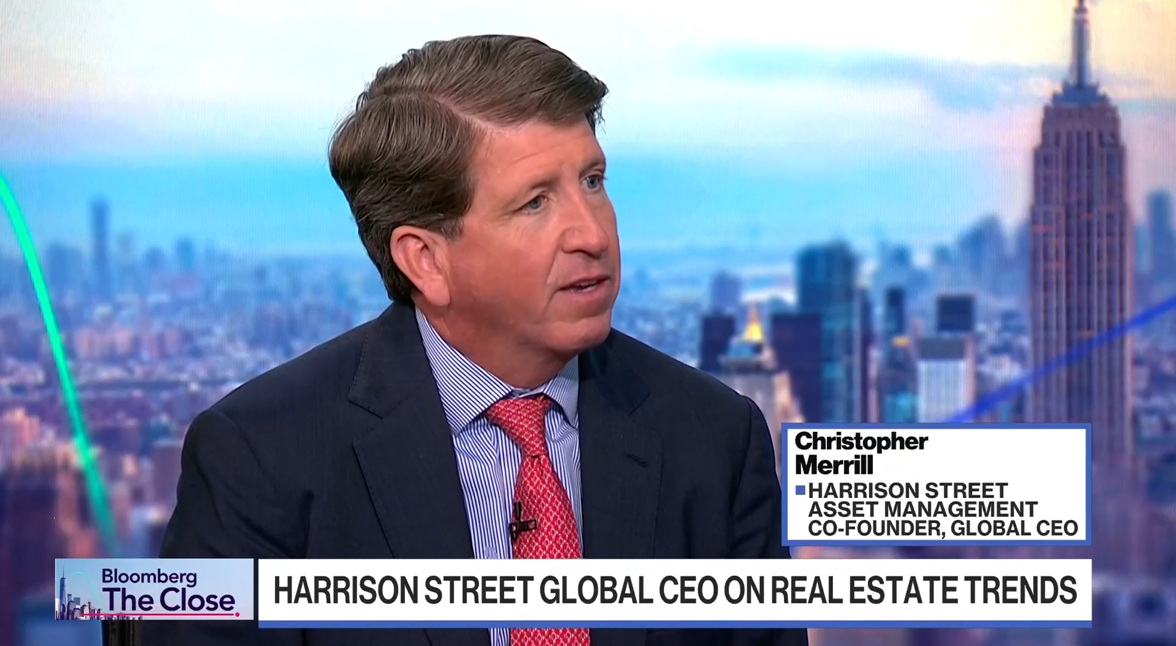 Christopher Merrill appears on Bloomberg TV to share insights on senior housing trends thumbnail